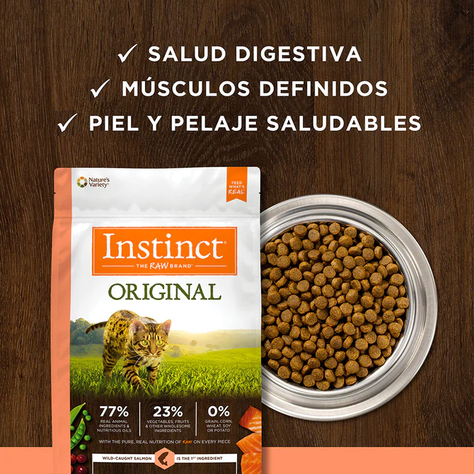 Alimento para gato Instinct Receta Salmón Sin Granos