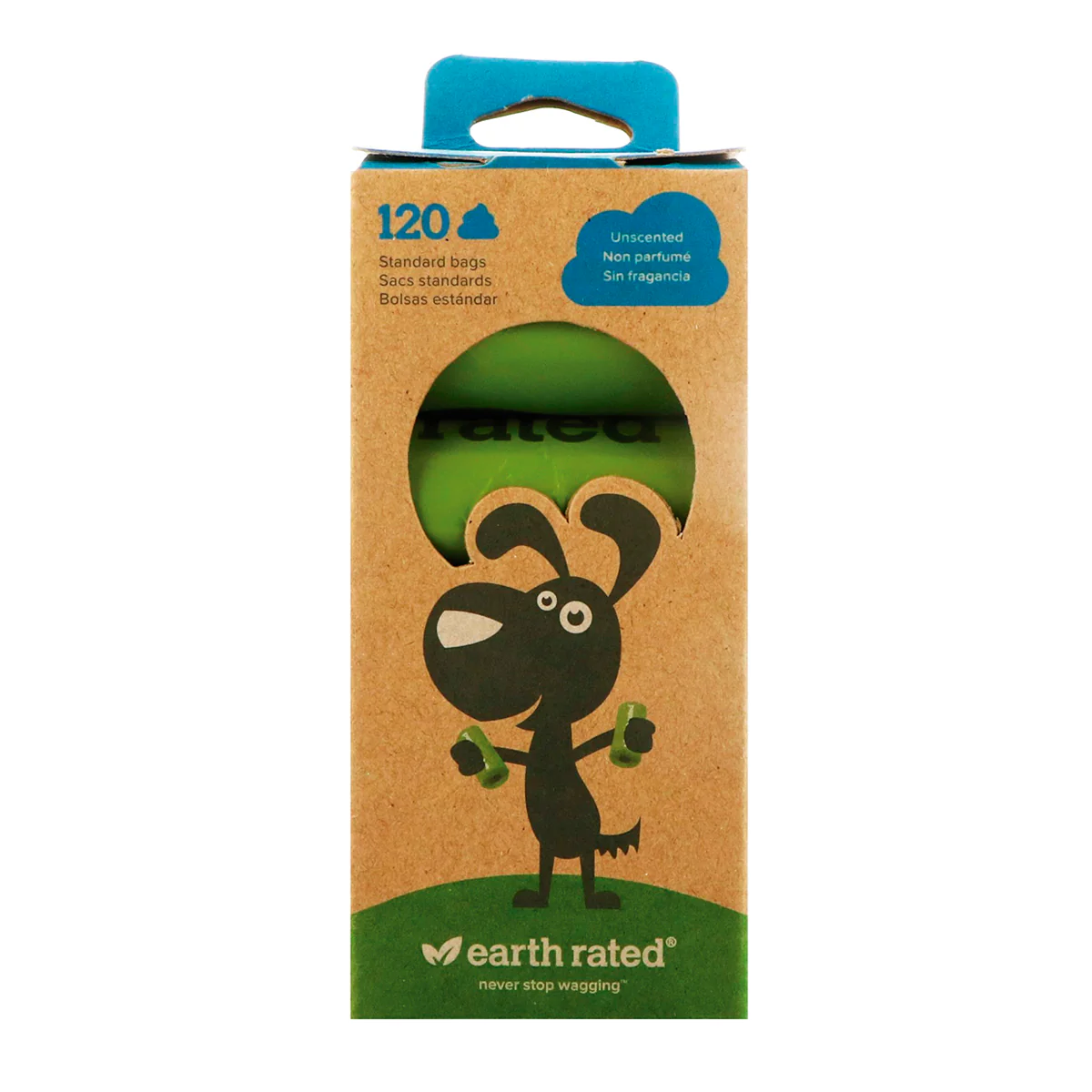 Bolsas para Excremento de Perro – 120 Bolsas (8 Rollos)