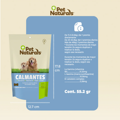 Pet Naturals Calmantes para Perros Medianos y Grandes 31.5g