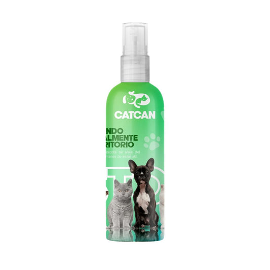 CATCAN Repelente Educador para Perros y Gatos 120 ml – Aleja Mascotas por Aroma, Evita que Orinen o Marquen Territorio, Uso en Interiores
