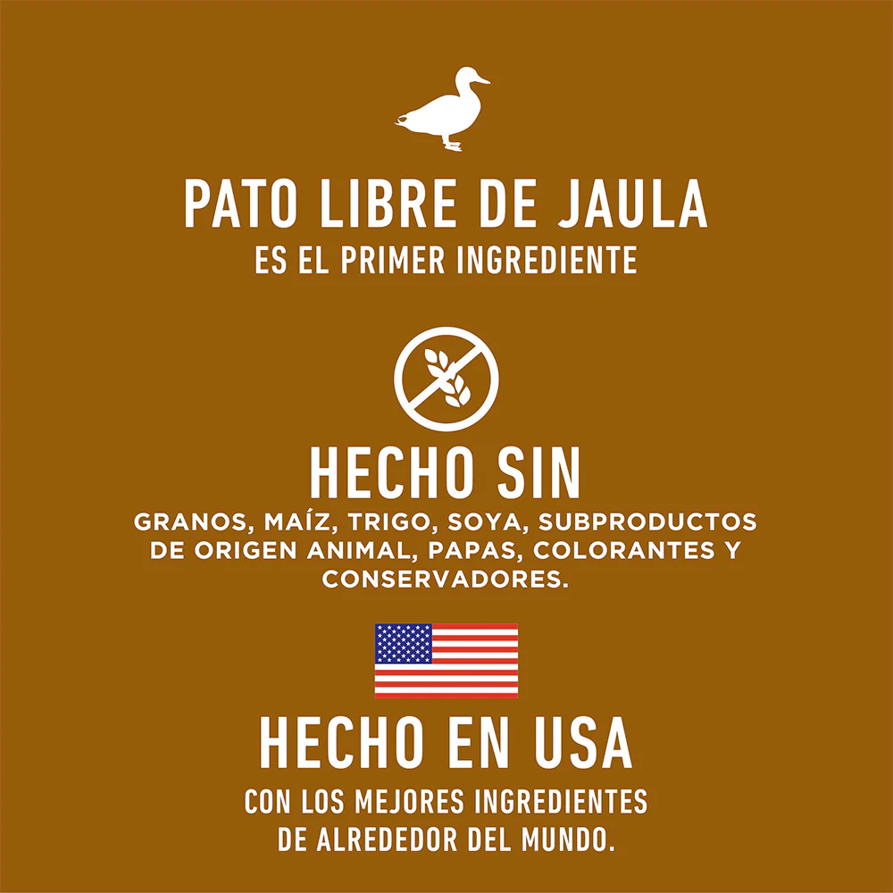 Alimento para gato Instinct Pato Sin Granos 10 lb