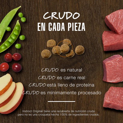 Alimento para perro Instinct Receta Res Sin Granos