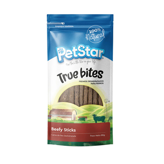 True Bites Beefy Sticks – Premios para Perro