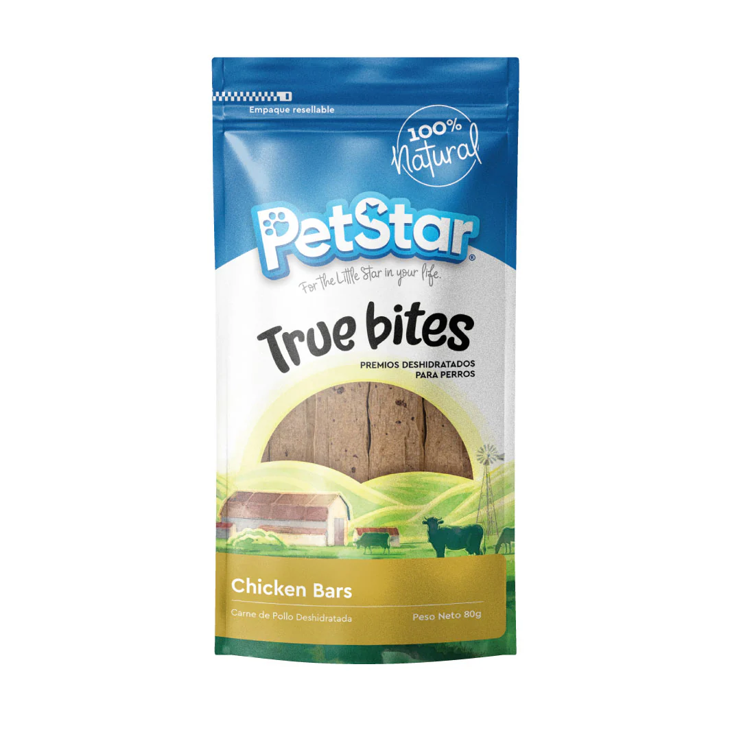 True Bites Chicken Bars – Premios de Pollo para Perro