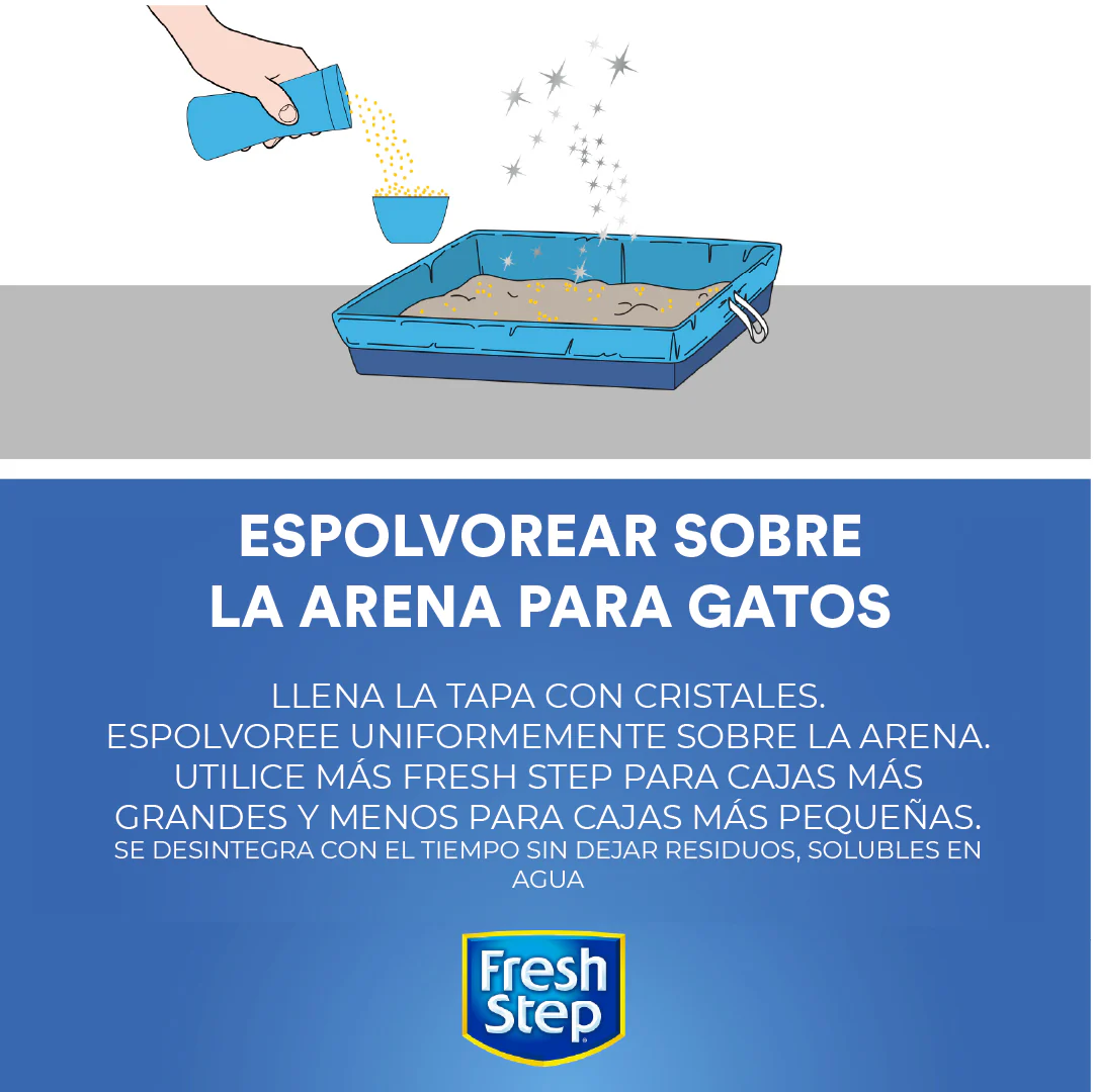 Perlas Desodorantes para Arena de Gato Elimina Olores, No Tóxico, Aroma Fresh Summer 425g