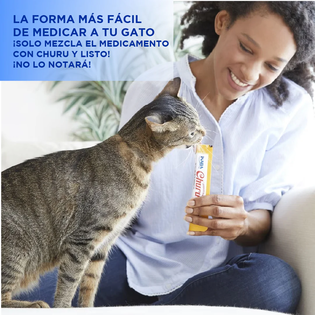 Inaba Churu Bote 50 Piezas Mix Vieira y Almeja – Snack Cremoso para Gato