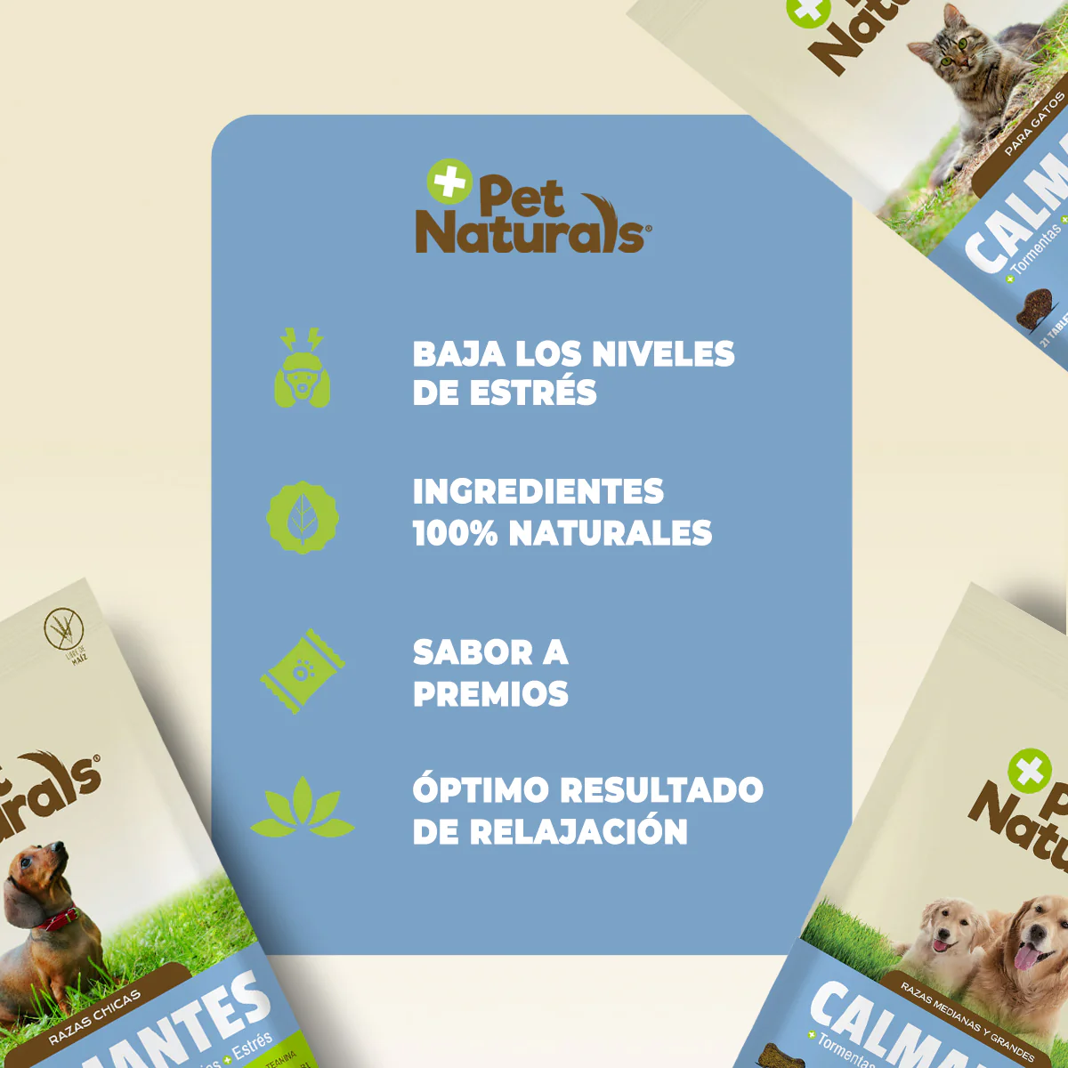 Pet Naturals Calmantes para Perros Medianos y Grandes 31.5g