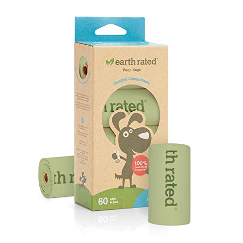 Bolsas Compostables para Excremento de Perro – 60 Bolsas