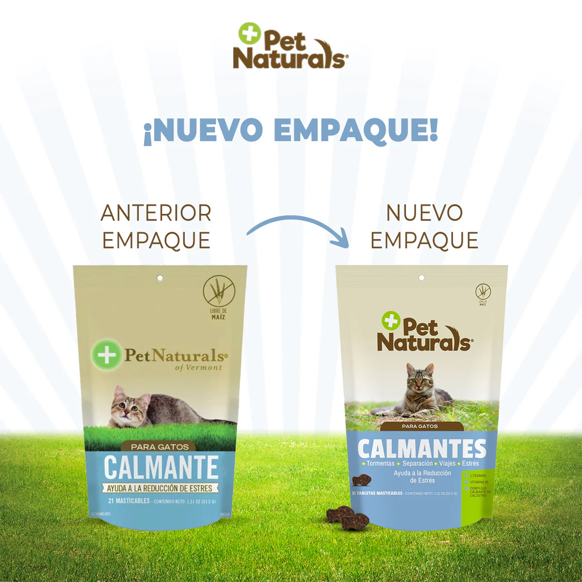 Pet Naturals Calmantes Naturales Masticables para Gato 31.5g