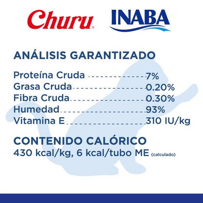 Inaba Churu Bote de Premios Cremosos Naturales para Gato Todas las Etapas de Vida Recetas Varias de Atún, 50 Sticks