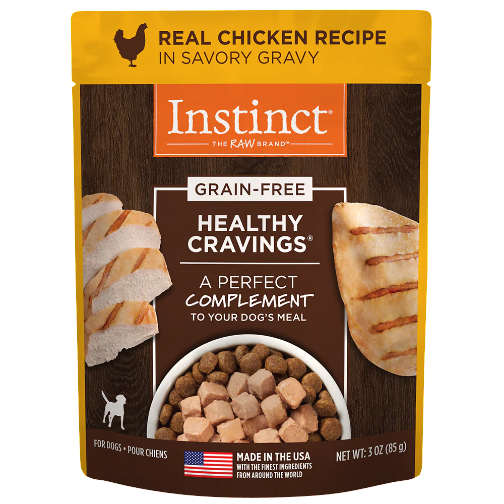 Instinct Original Healthy Cravings Alimento Húmedo para Perro, Receta de Pollo 85g