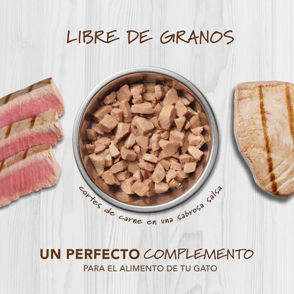 Instinct Original Healthy Cravings Alimento Húmedo para Gato, Receta de Atún 85g