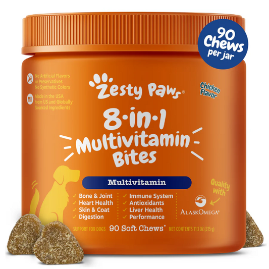 Zesty Paws multivitamínicos 8 en 1