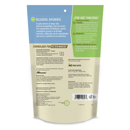 Pet Naturals Calmantes Naturales Masticables para Gato 31.5g