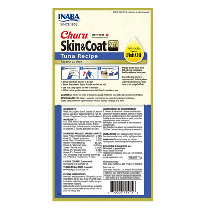 Churu Skin & Coat Tuna – Caja con 6 Bolsas (4 Tubos c/u)