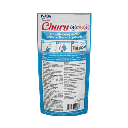 Churu Tuna with Scallop – Caja con 6 Bolsas (4 Tubos c/u)