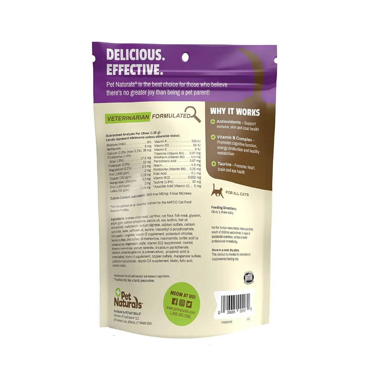 Vitalidad y Bienestar Diario – Daily Multi Vitaminas para Gatos
