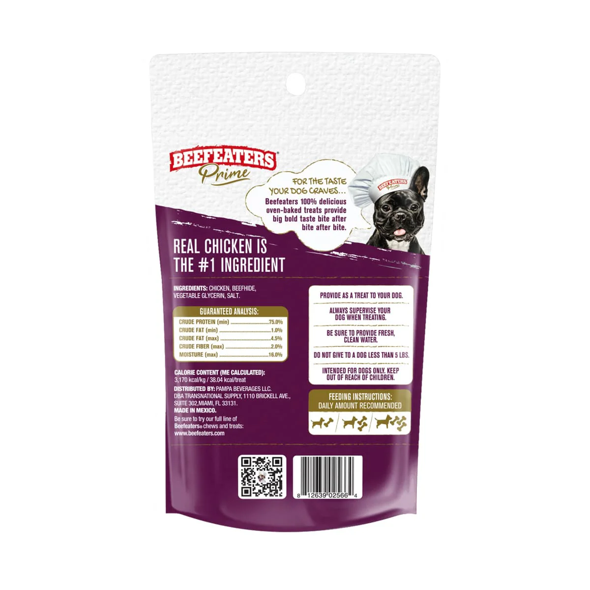 Beefeaters Snack Premios para Perros Beefhide 5in Twist 40gr
