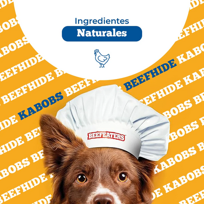 Beefeaters Snack Premios para Perros Beefhide Kabobs 45gr