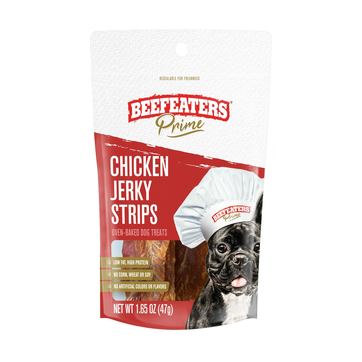 Beefeaters Snack Premios para Perros Chicken Jerky Strips 47gr