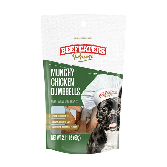 Beefeaters Snack Premios para Perros Munchy Dumbbells 60gr