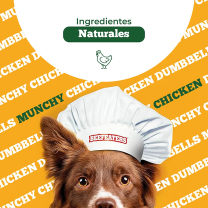 Beefeaters Snack Premios para Perros Munchy Dumbbells 60gr