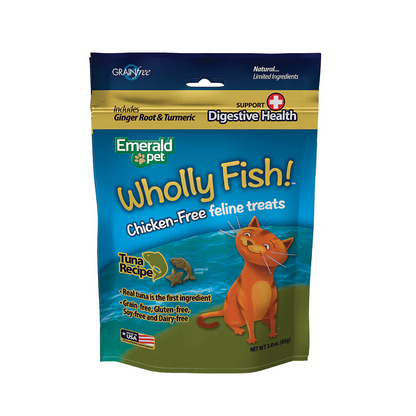 Wholly Fish Digestive Health Atún – Premios Digestivos para Gato