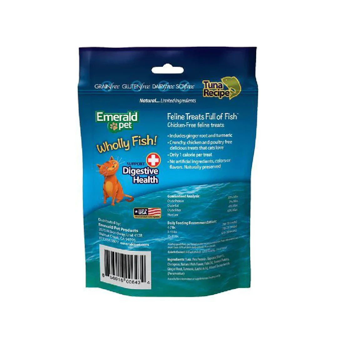 Wholly Fish Digestive Health Atún – Premios Digestivos para Gato