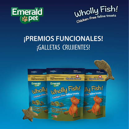 Wholly Fish Digestive Health Atún – Premios Digestivos para Gato