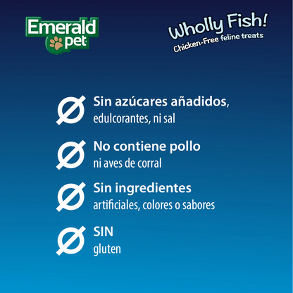 Wholly Fish Digestive Health Atún – Premios Digestivos para Gato