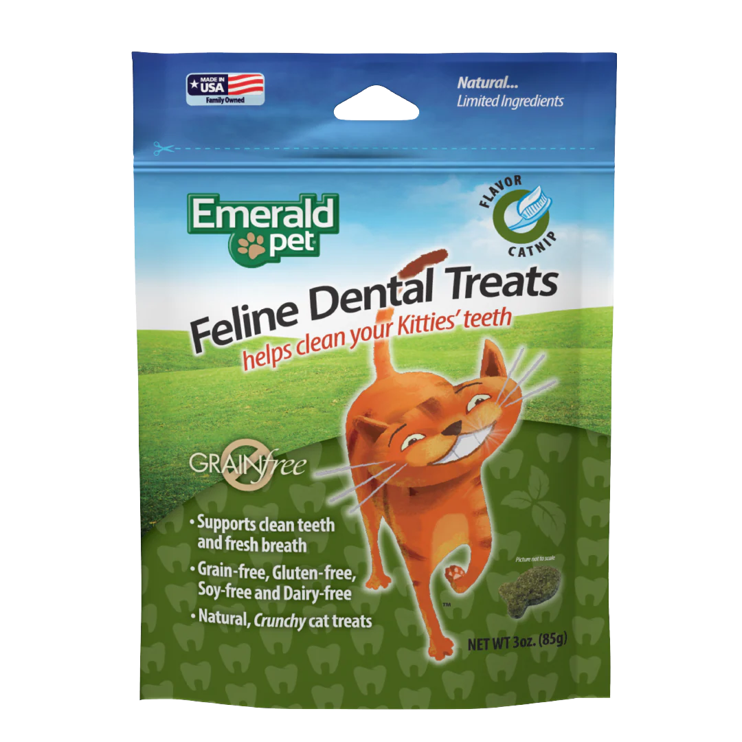 Emerald Pet Dental Treats para Gato Catnip – Fresh Pack 312 g