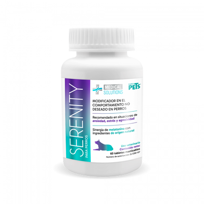 MS Suplemento Serenity Tableta Masticable para Perro 60 Tab