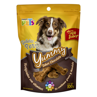 Yummy Sticks Premio para Perro Adulto Sabor Chocolate 100 g