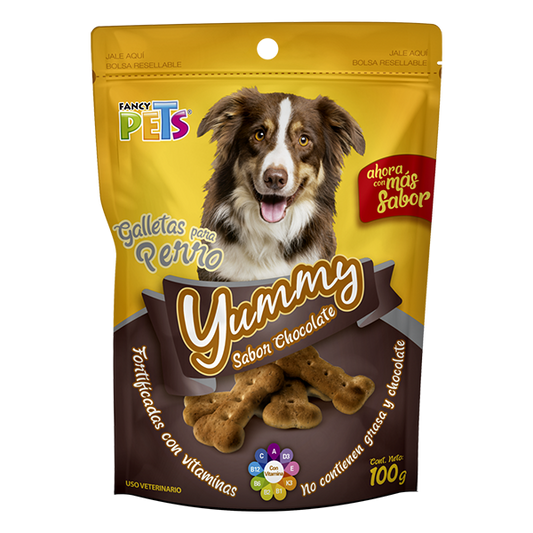 Yummy Sticks Premio para Perro Adulto Sabor Chocolate 100 g
