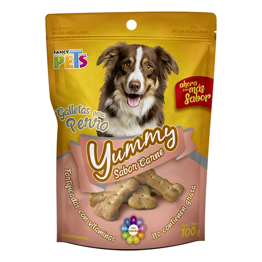 Yummy Sticks Premio para Perro Adulto Sabor Carne 100 g