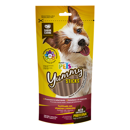 Yummy Sticks Carne – 3 Piezas (60 g)