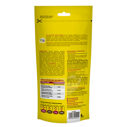 Yummy Sticks Carne – 3 Piezas (60 g)