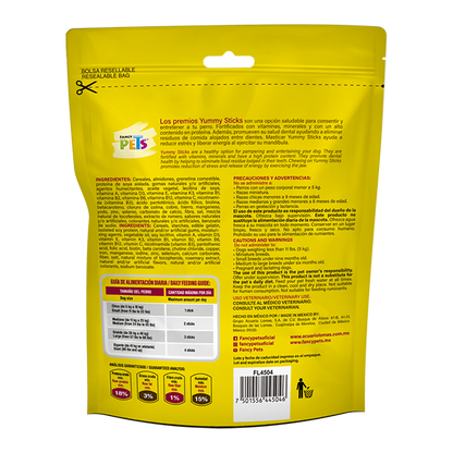 Yummy Sticks Premio Carnes para Perro 500 g 25 Pz