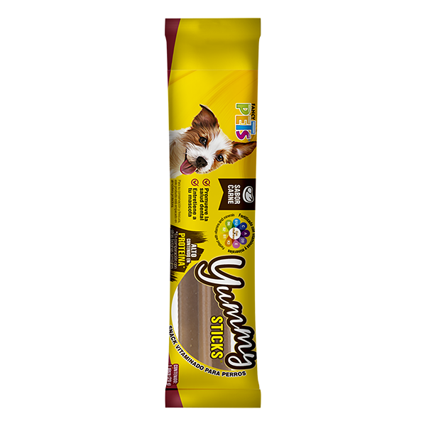 Yummy Sticks Premio para Perro Adulto Sabor Carne 1 Pza