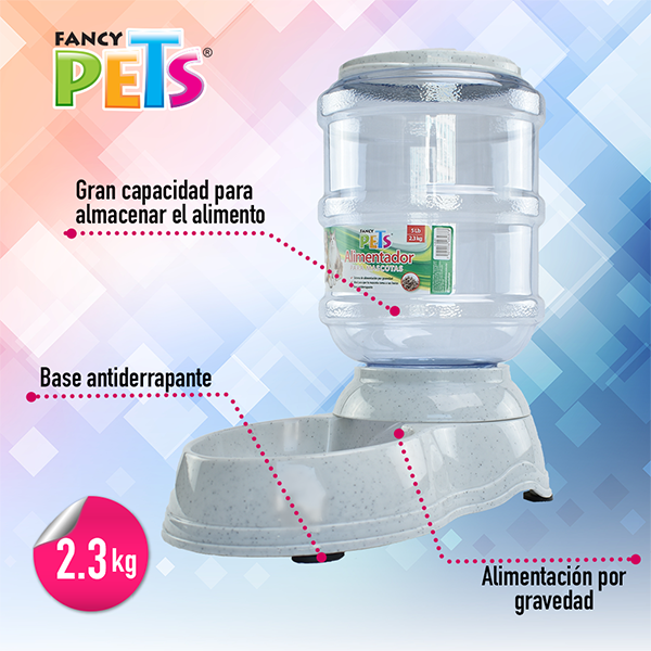 Alimentador CH 5 lb (2.3 kg) – Dispensador de Croquetas para Mascotas