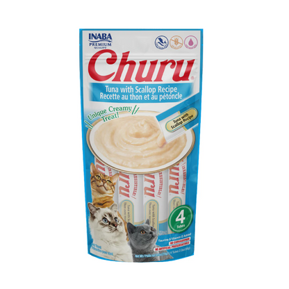 Churu Tuna with Scallop – Caja con 6 Bolsas (4 Tubos c/u)