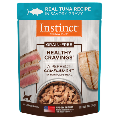 Instinct Original Healthy Cravings Alimento Húmedo para Gato, Receta de Atún 85g