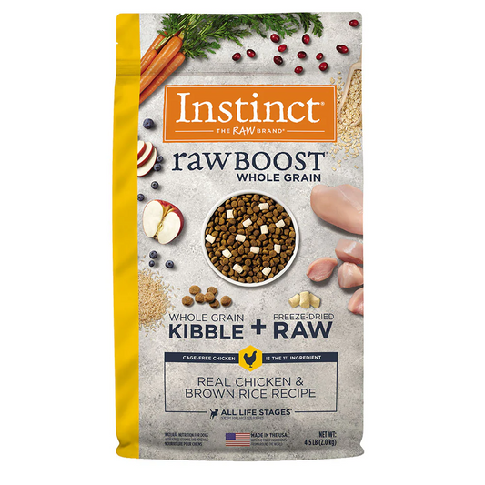 Instinct Raw Boost Pollo Arroz Perro Adulto 2.04 Kg