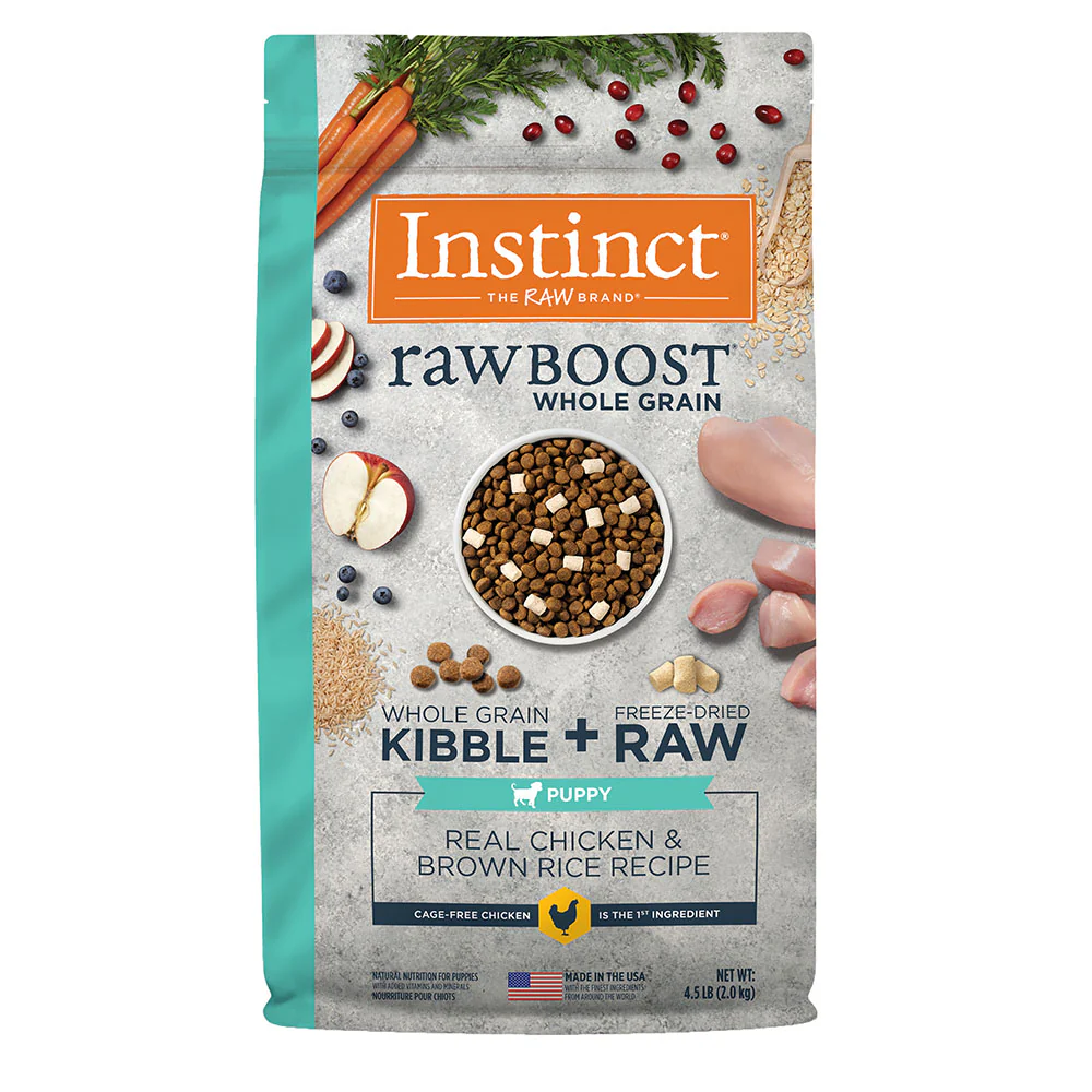 Instinct Raw Boost Pollo Cachorros Arroz 2.04 Kg