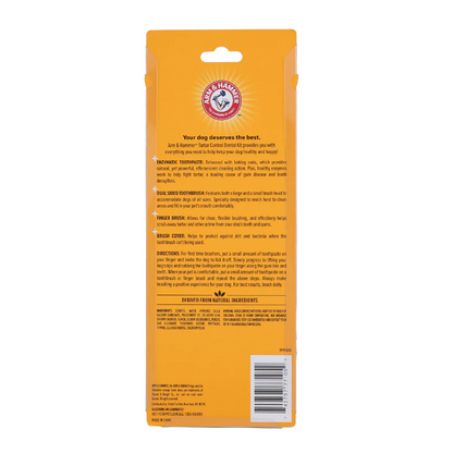 Arm & Hammer Kit Pasta Dental para Perro – Sabor Plátano con Menta (3 Piezas)