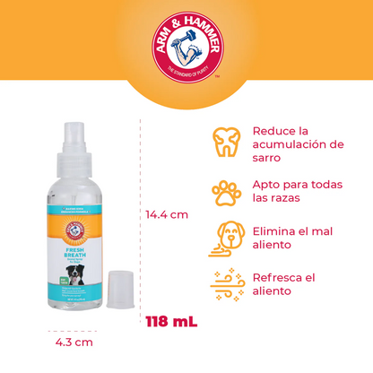 Arm & Hammer Spray Dental para Perro – Sabor Menta 1 pz