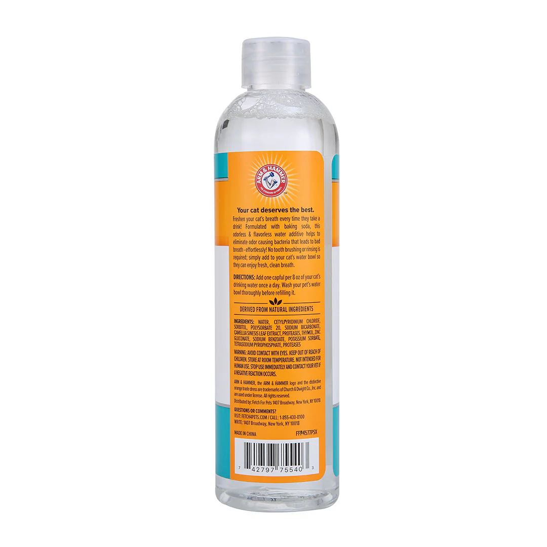 Arm & Hammer Enjuague Dental para Gato – Control de Placa y Mal Aliento 237 ml