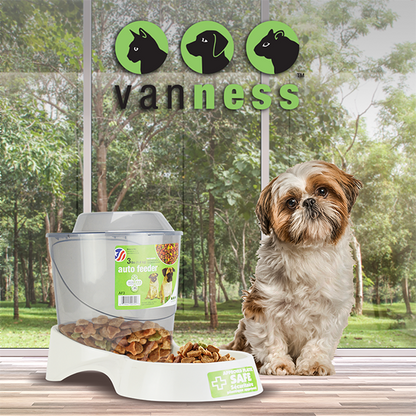 Alimentador Automático 3 lb – Dispensador de Croquetas para Mascotas