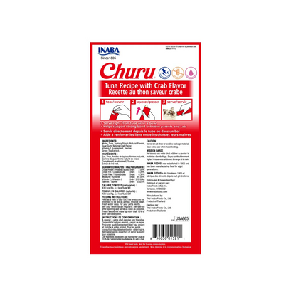 Churu Tuna with Crab – Caja con 6 Bolsas (4 Tubos c/u)