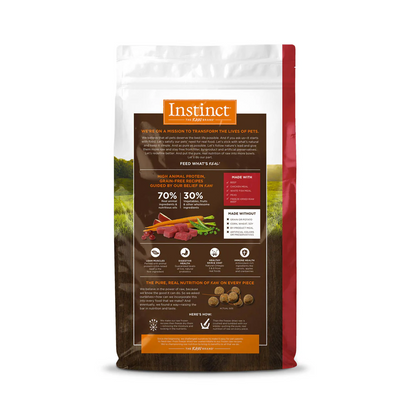 Alimento para perro Instinct Receta Res Sin Granos